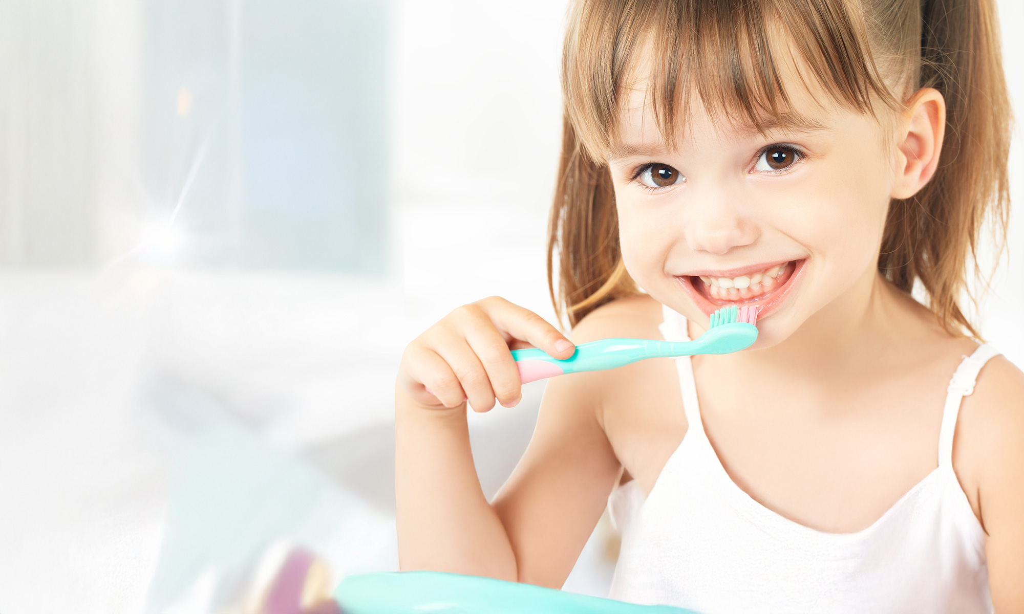 Child Brushing Teeth